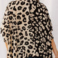 Curve - Black & Cream Animal Print Top