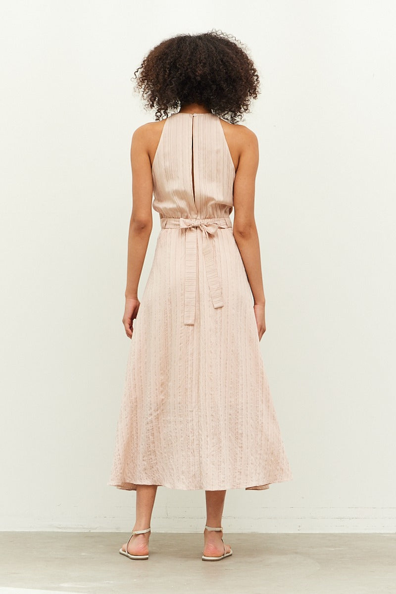 Petal Tie Belt Dress