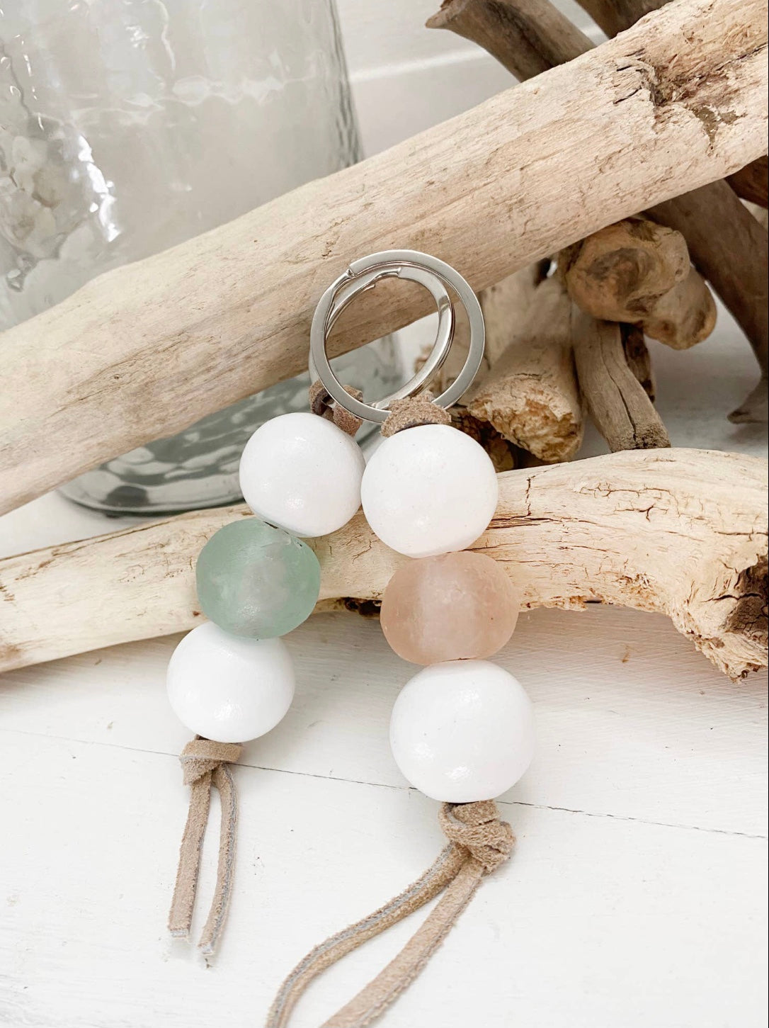 Sea Glass Key Chain