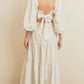 Ivory Tiered Maxi Dress