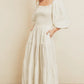 Ivory Tiered Maxi Dress